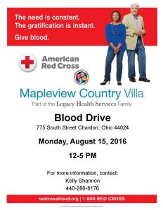 Blood Drive in Chardon
